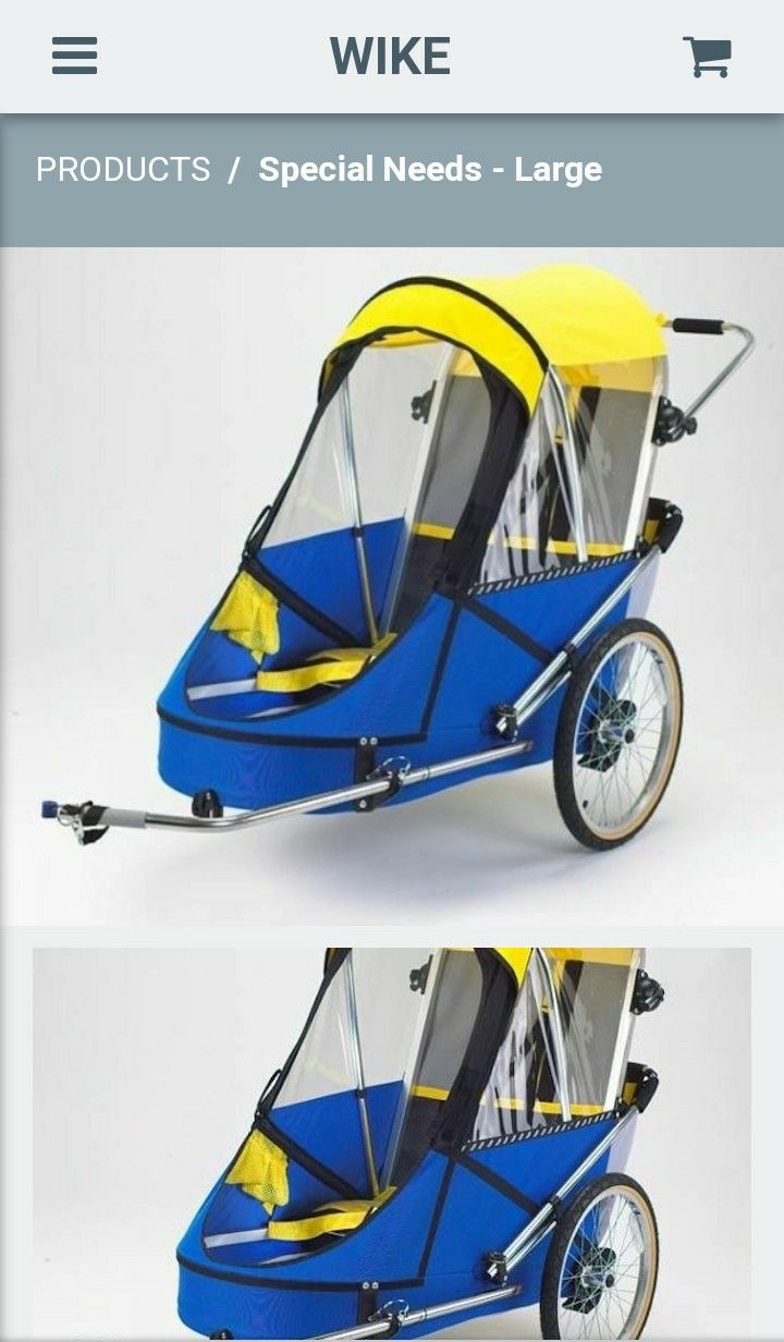 WIKE Large Special Needs Bike Trailer