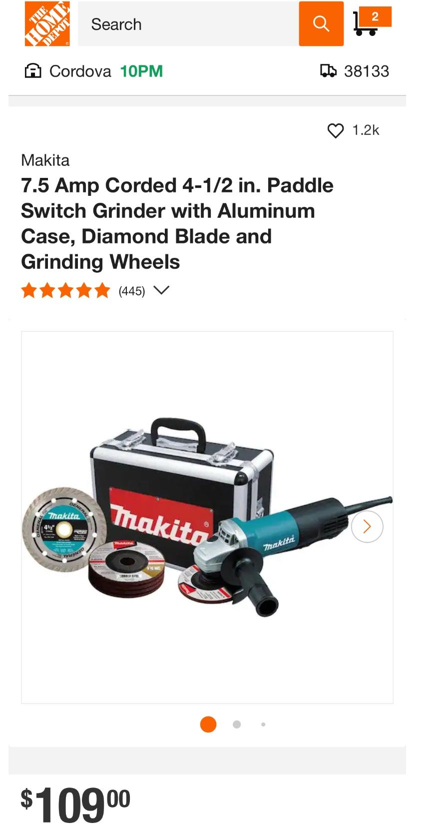 Makita Grinder Brand New