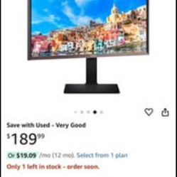 32 inch Samsung monitor
