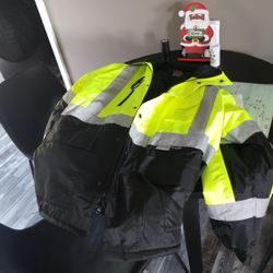 This Hi Via Safety Jacket