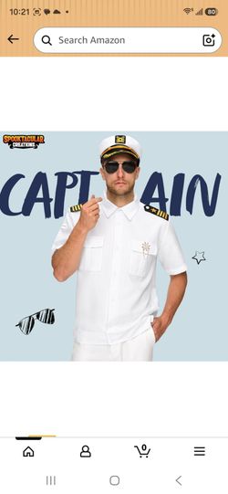 Adult XL Captain Costume $15