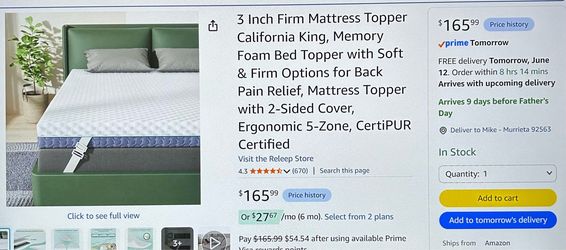 Cal King Mattress Cover