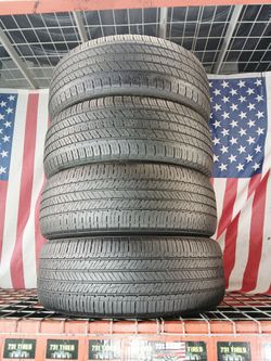 ✔️ Set of 4 Used Tires P235/55R20 BRIDGESTONE ECOPIA ALL SEASON 235 55 20
