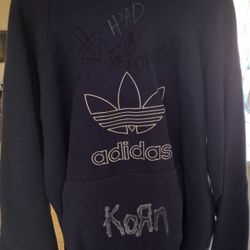 KORN autographed Adidas hoodie