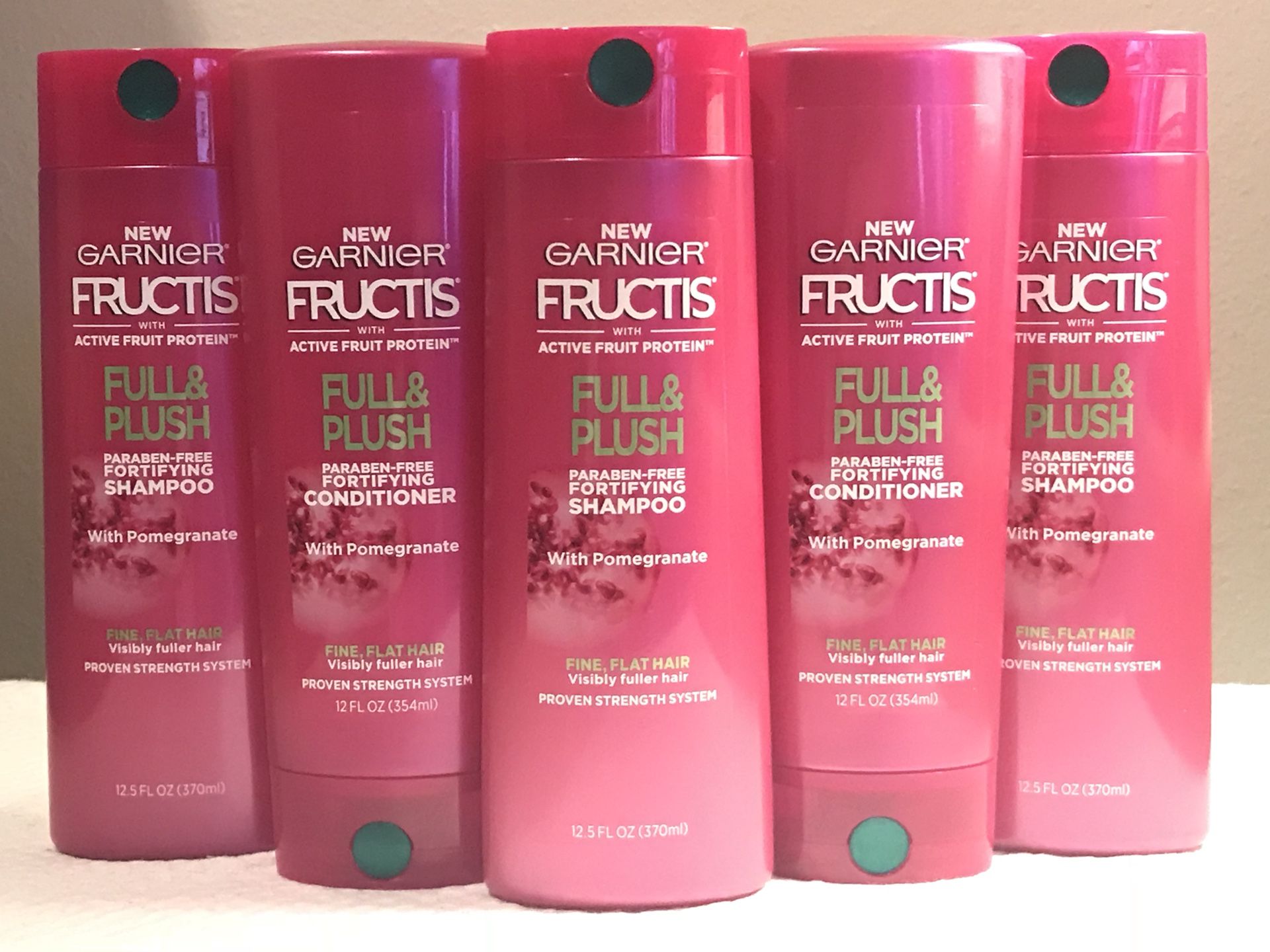 Garnier Fructis Full & Plush shampoo/conditioner for $10