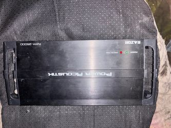 Power acoustik amplifier