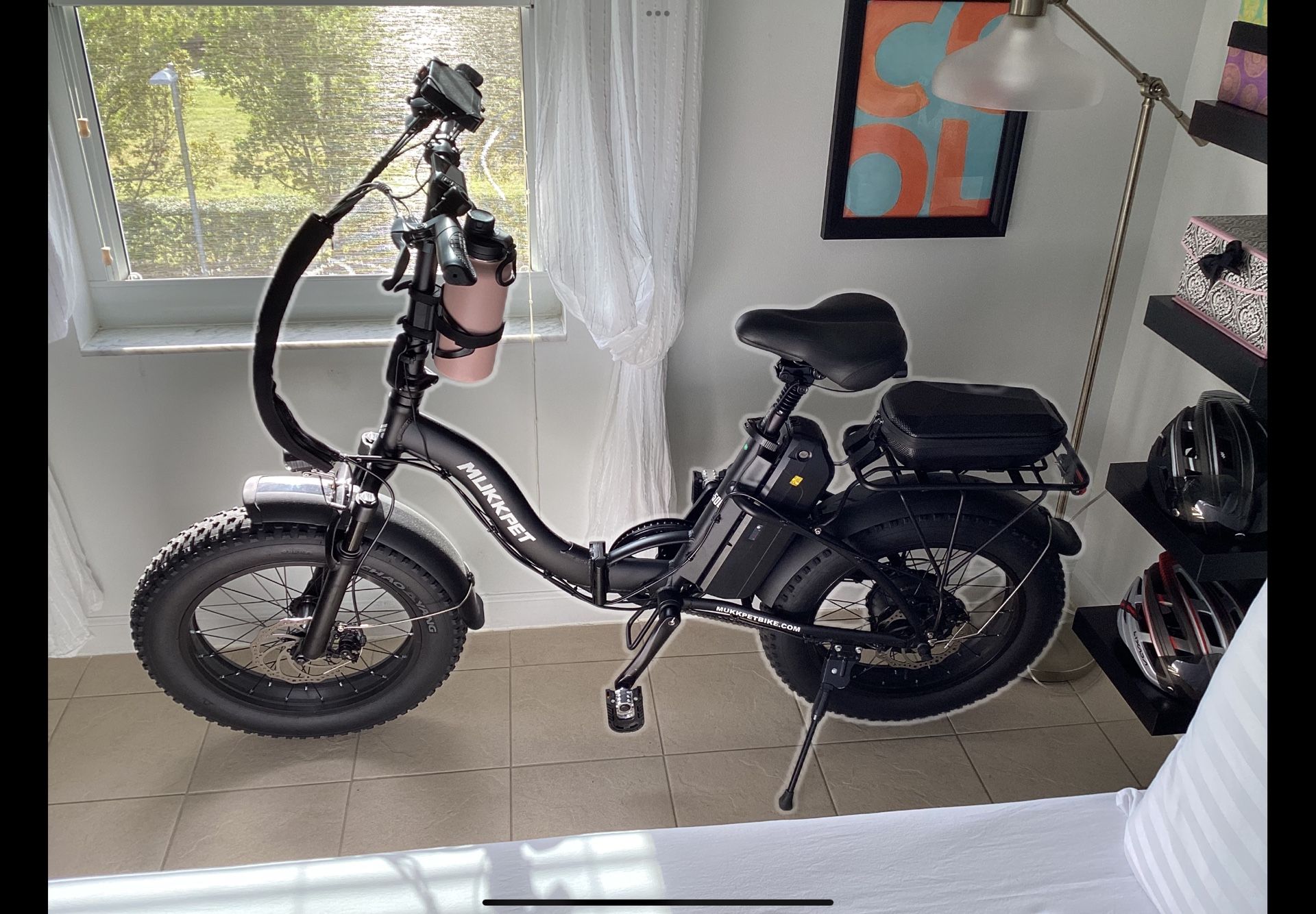 1 Bikes 500w Electric 20inch Tires Fat 4.0 Folding
