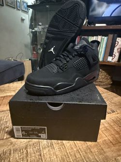 Jordan 4 Black Cat Size 6y