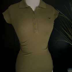 Green Collar Shirt