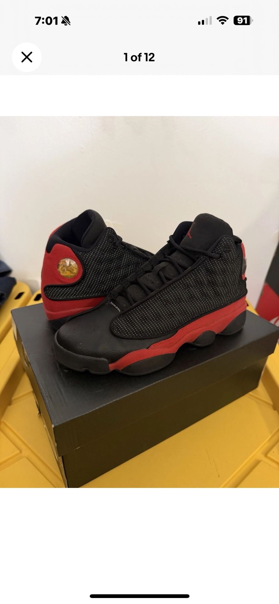 Air Jordan 13 Bred Size 6.5
