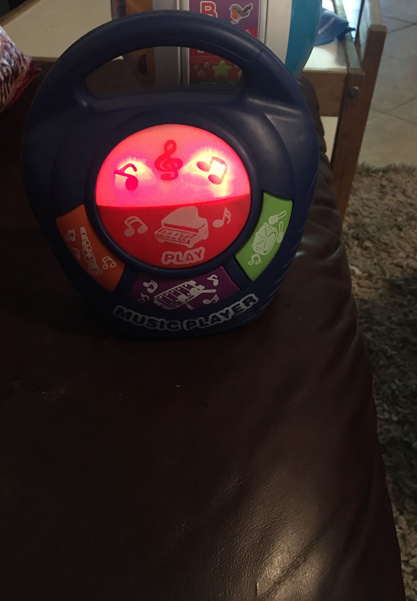Play Right Music Player baby toy has batteries works great