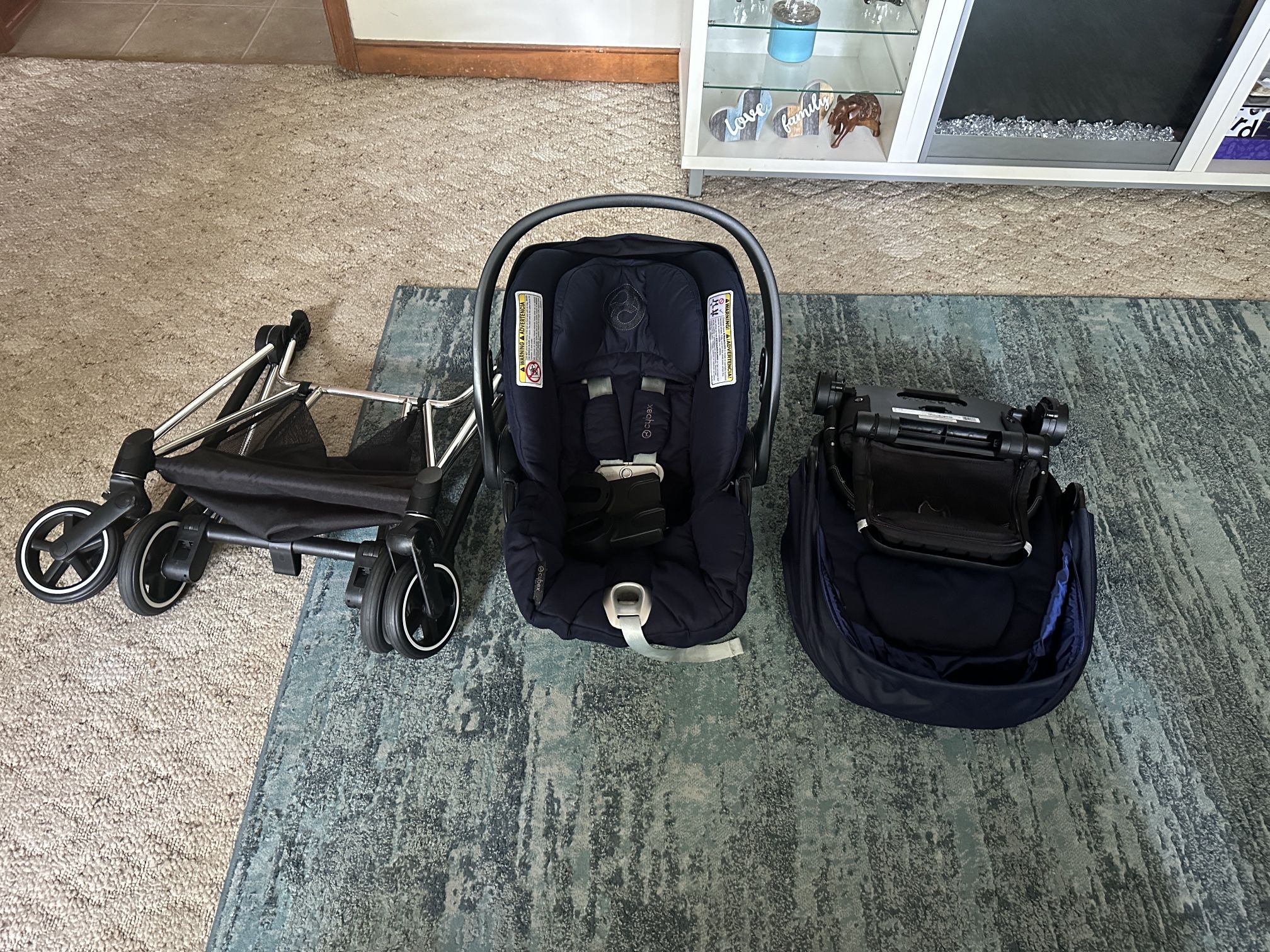 Cybex Car Seat And Stroller For Sale