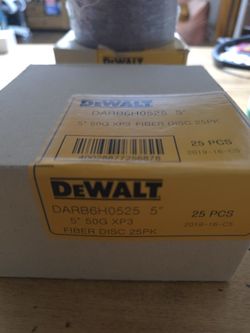 Dewalt Fiber Disk Bulk (25 Pack)