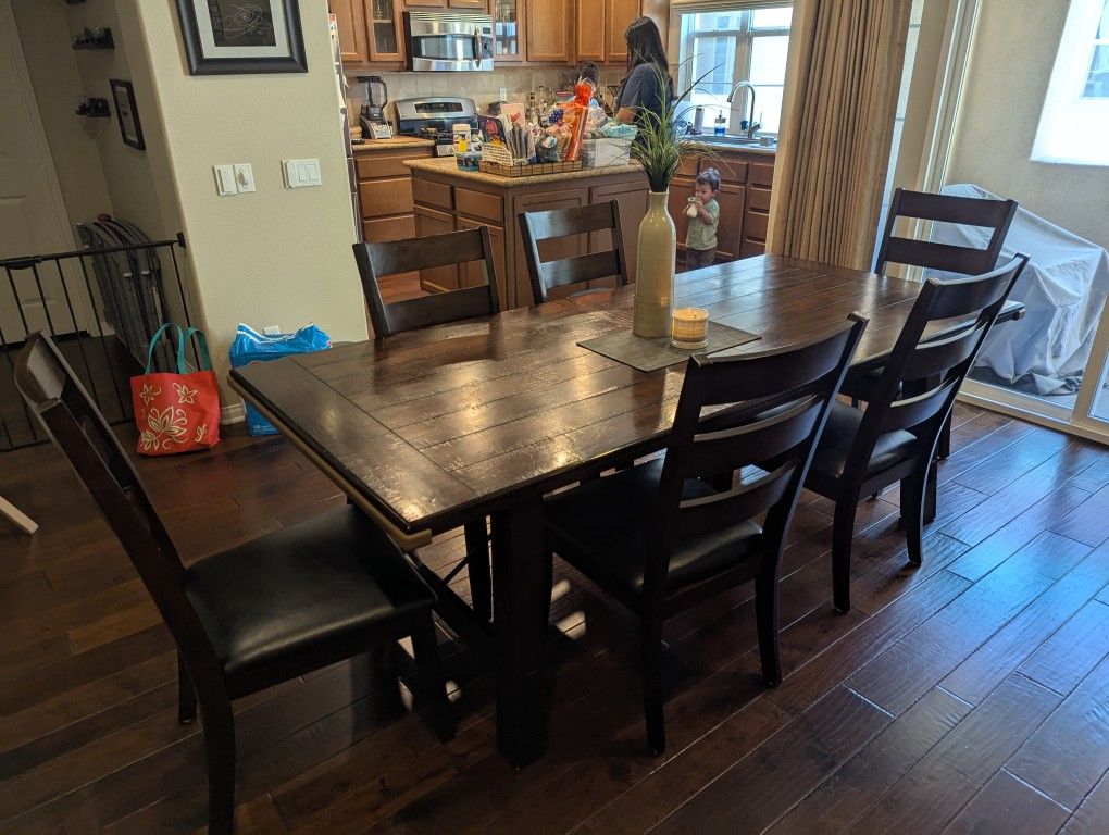 Large Dining Table For 8