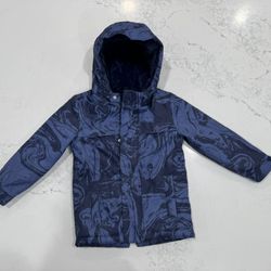 Toddler Faux Fur Lined Cozy Parka Kids Jacket for Rain and Snow (Cat & Jack) Navy Blue 3T - Boys Playground Parka