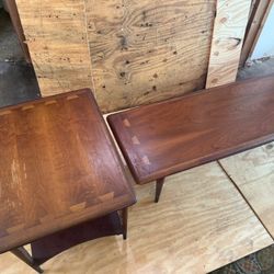Lane Vintage Coffee Table With End Table