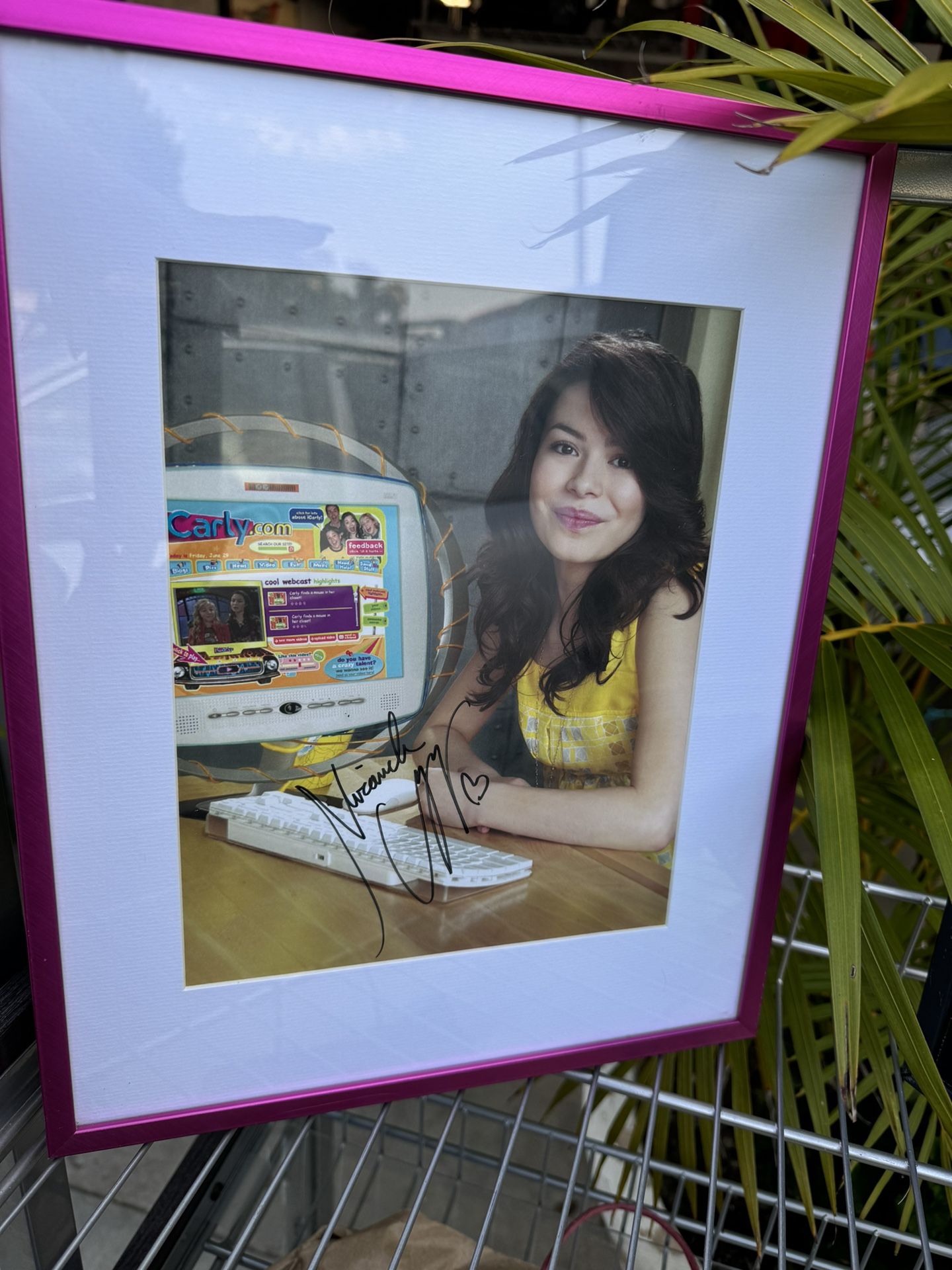 Miranda Cosgrove Signed and Framed Poster