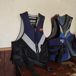 2 Adult Life Jackets 