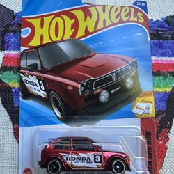 Hot Wheels SHORT CARD 2025 73 HONDA CIVIC CUSTOM STH SUPER TREASURE HUNT 9/10
