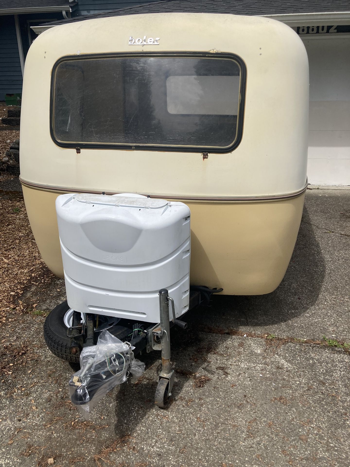 Rare 10ft Fiberglass Travel Trailer Boler