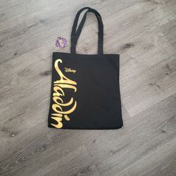 NWT Disney Aladdin Canvas Tote Bag 