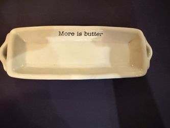 Mud pie butter dish