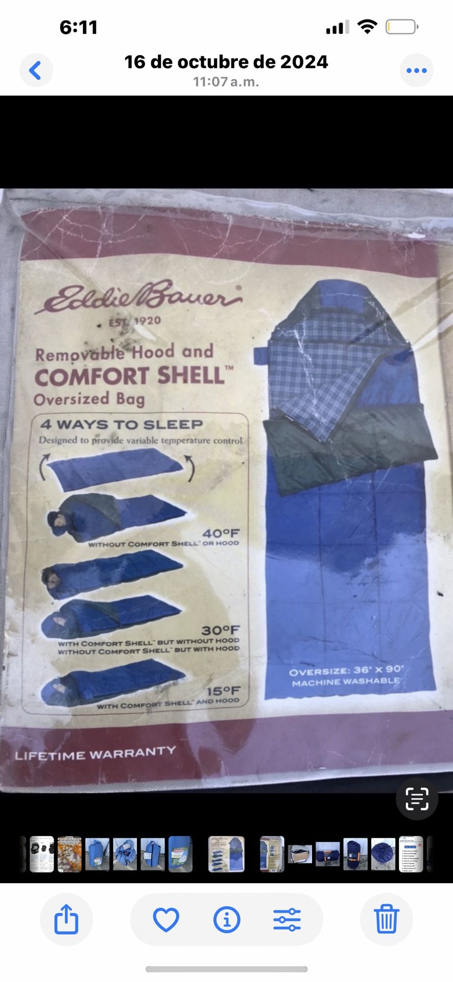 EDDIE BAWER SLEEPING BAG