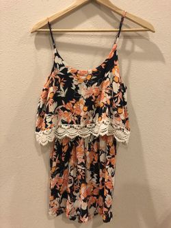 Charlotte Russe Floral Romper