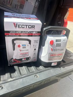Vector 1400 Amp Jump Starter with Air Compressor