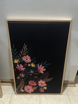 FLORAL FRAME WALL DECOR
