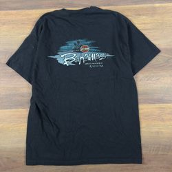 Vintage Harley-Davidson T-Shirt Mens L Black Nassau Bahamas
