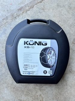 KONIG TIRE SNOW CHAINS - 16 MM 245