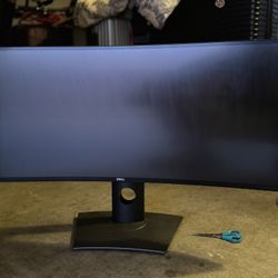 Dell U3417W curved 34in monitor