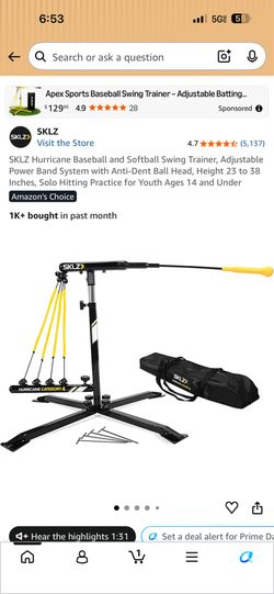 Baseball and Softball Swing Trainer,