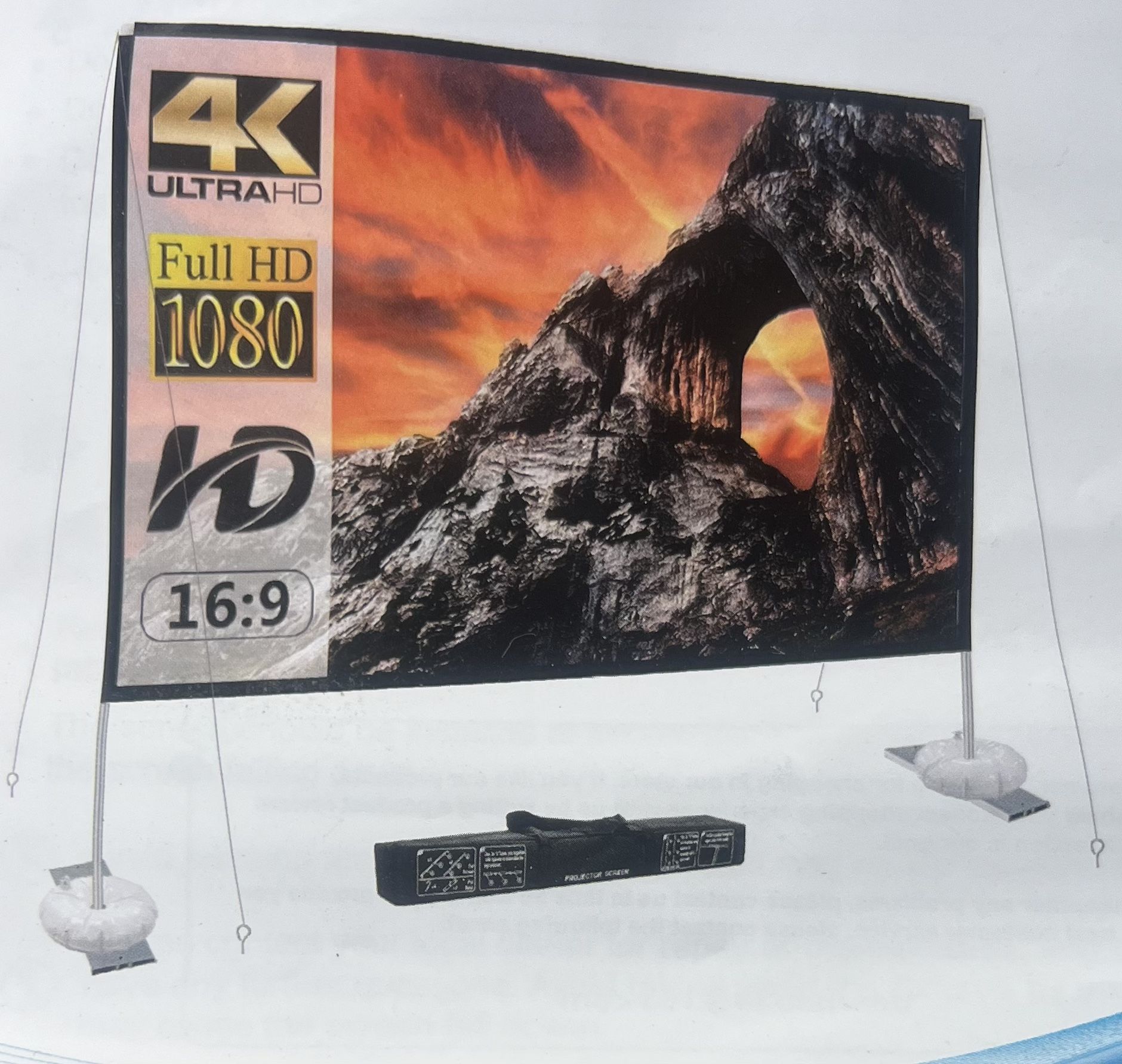 100 Inch Projector Screen W(15)