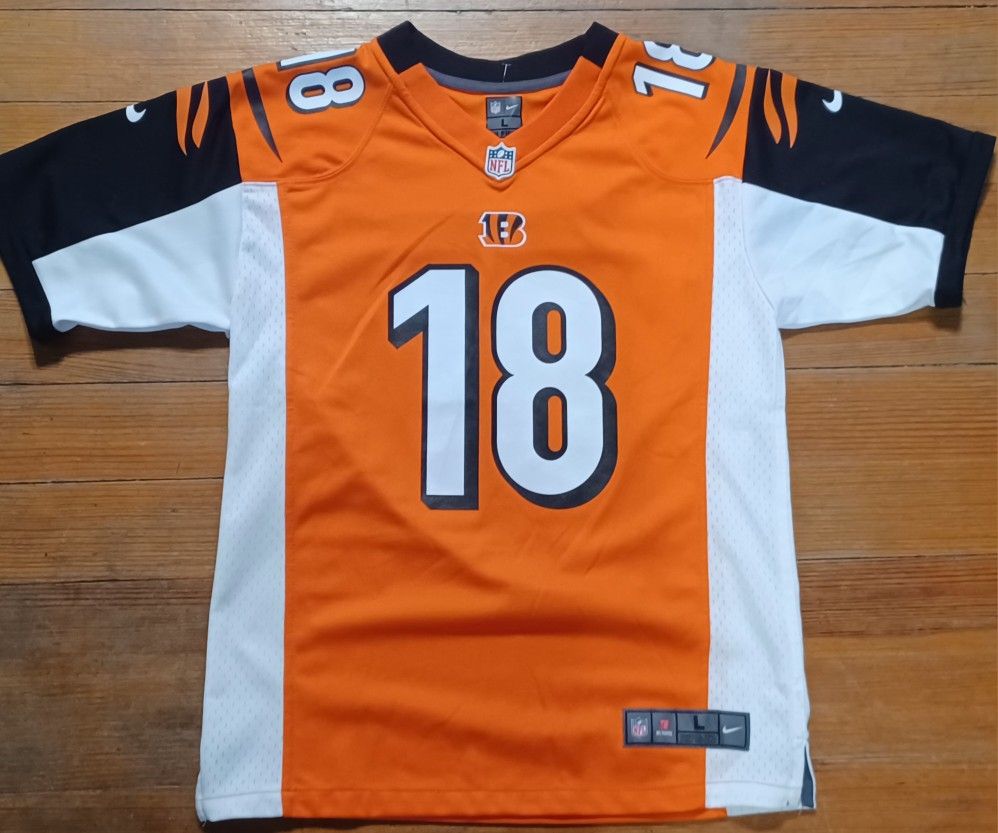 Women's Size Large AJ Green Cincinnati Bengals 18 NFL Georgia Jersey