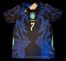 Vini Jr Brazil Blue Jersey