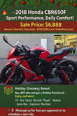 2018 Honda CBR650F