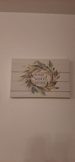 Decorative wall art'Home Sweet Home'