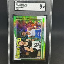 Luka Dončić / Ja Morant Jersey Swap Holo Slab 