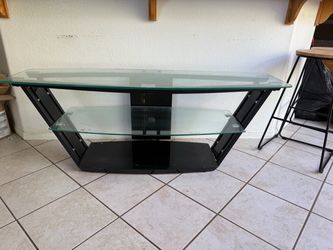 3-Tier Glass TV Stand