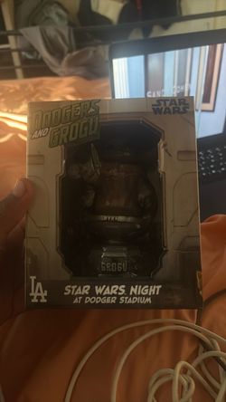 LA Dodgers Grogu Star Wars Night Bobblehead