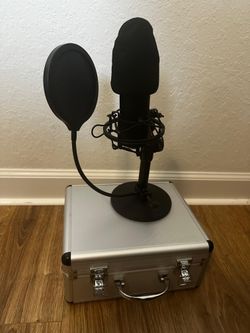USB Microphone Kit Condenser Podcast Streaming 