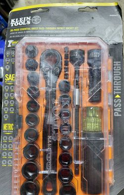 Klein Tools 28-Piece Pass-Through Impact Driver Socket Set