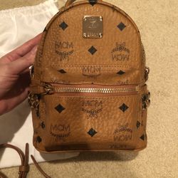 MCM Xmini Studded Convertible Backpack