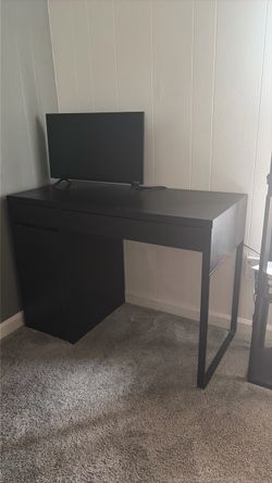 Black desk