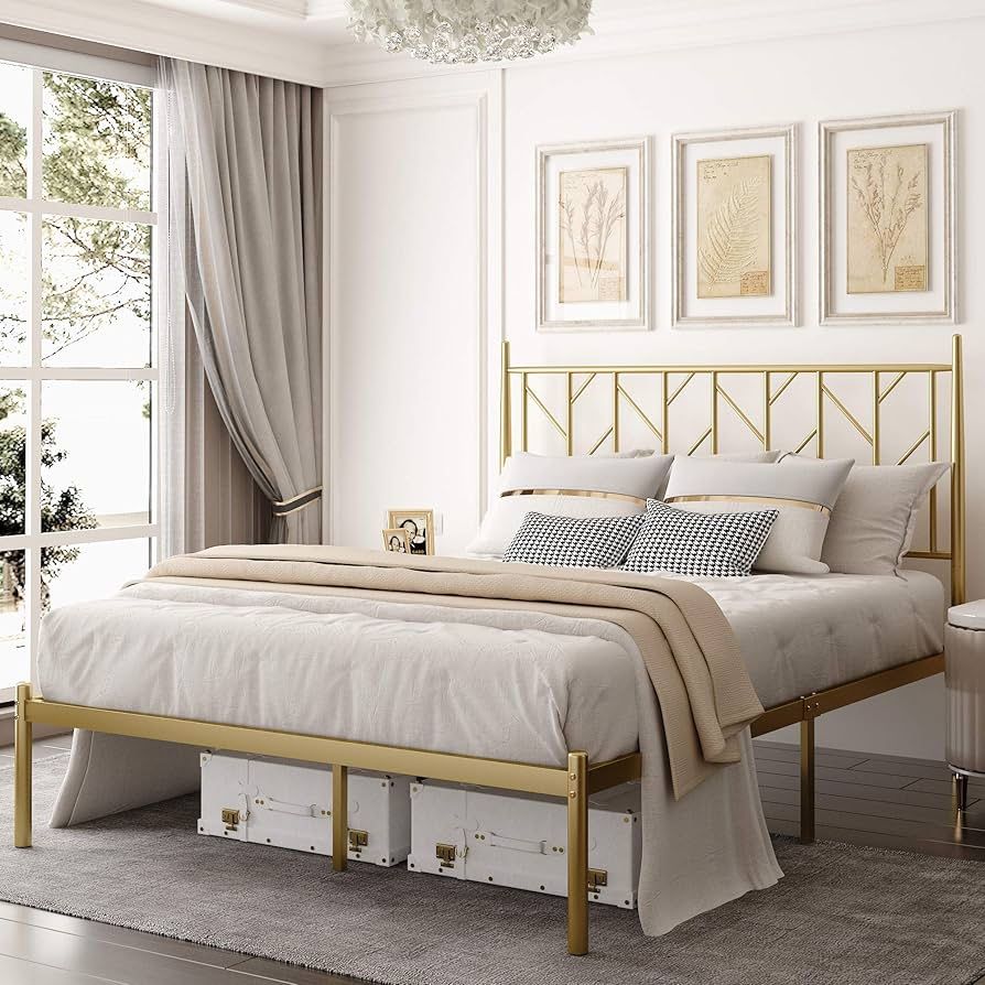 Queen Bed Frame With Mattress