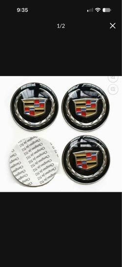 65mm wheel center cap stickers Decal Cadillac CTs Sts Ct4 Ct5 Ct6 Srx
