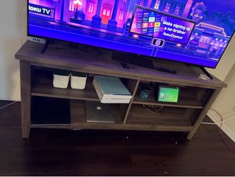 Rustic tv stand 65” tv