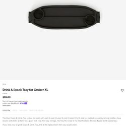 Veer Xlarge Drink and Snack Tray for wagon